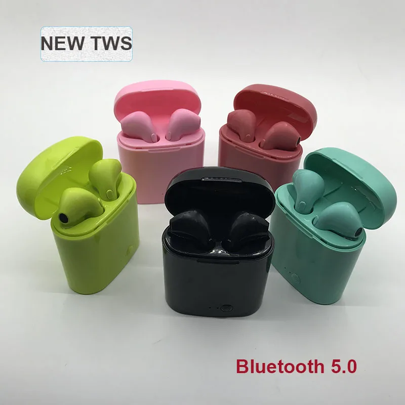 Новые i7s tws pk i14 tws беспроводные bluetooth наушники 5,0 Bluetooth мини наушники гарнитура для iPhone samsung xiaomi Android