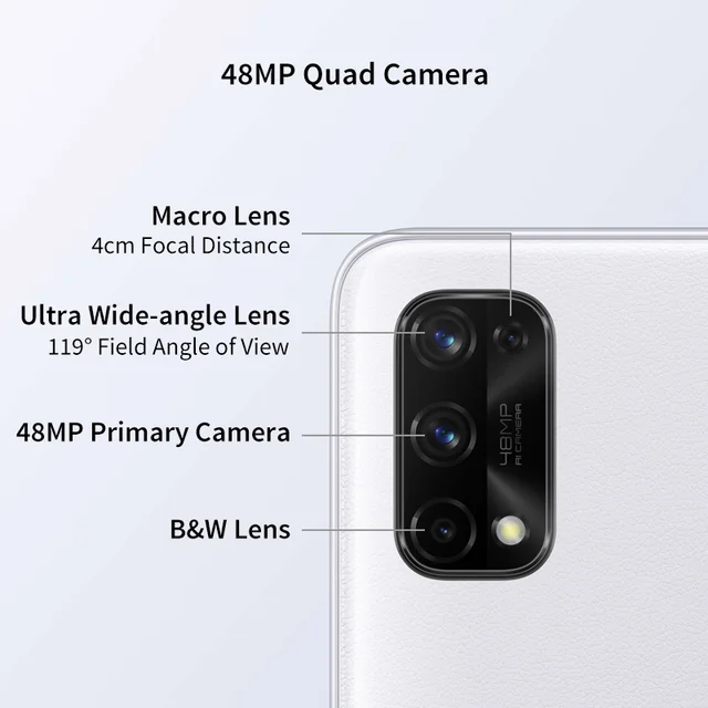 Realme Q2 Pro 5G Smartphone 6.4''  Dimensity 800U Octa Core 4300mAh 65W Fast Charger 48MP AI Quad Camera Mobile Phone 3