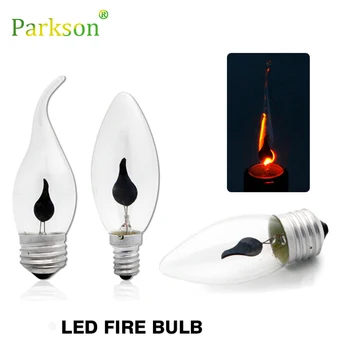 Edison Led Vlam Kaars Lamp Licht E27 E14 Led Lamp Ac 220V 3W Retro Home Decor Staart spaarlamp Binnenverlichting Edison Led Vlam Kaars Lamp Licht E27 E14 Led Lamp Ac 220V 3W Retro Home Decor Staart spaarlamp Binnenverlichting