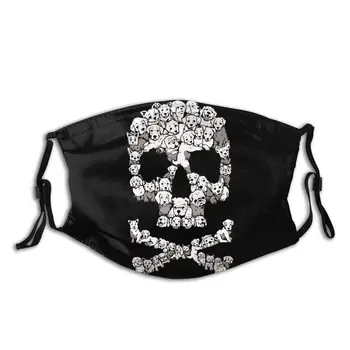 

Pawsitively Bitchin Dog Skull Reusable Mouth Face Mask Anti Haze Dust Mask With Filters Protection Mask Respirator Mouth Muffle