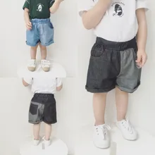 Детская одежда; коллекция года; летняя одежда; стиль; корейский стиль; Tencel; Хлопок; AB Plane; Ультратонкие Повседневные детские шорты для мужчин и женщин