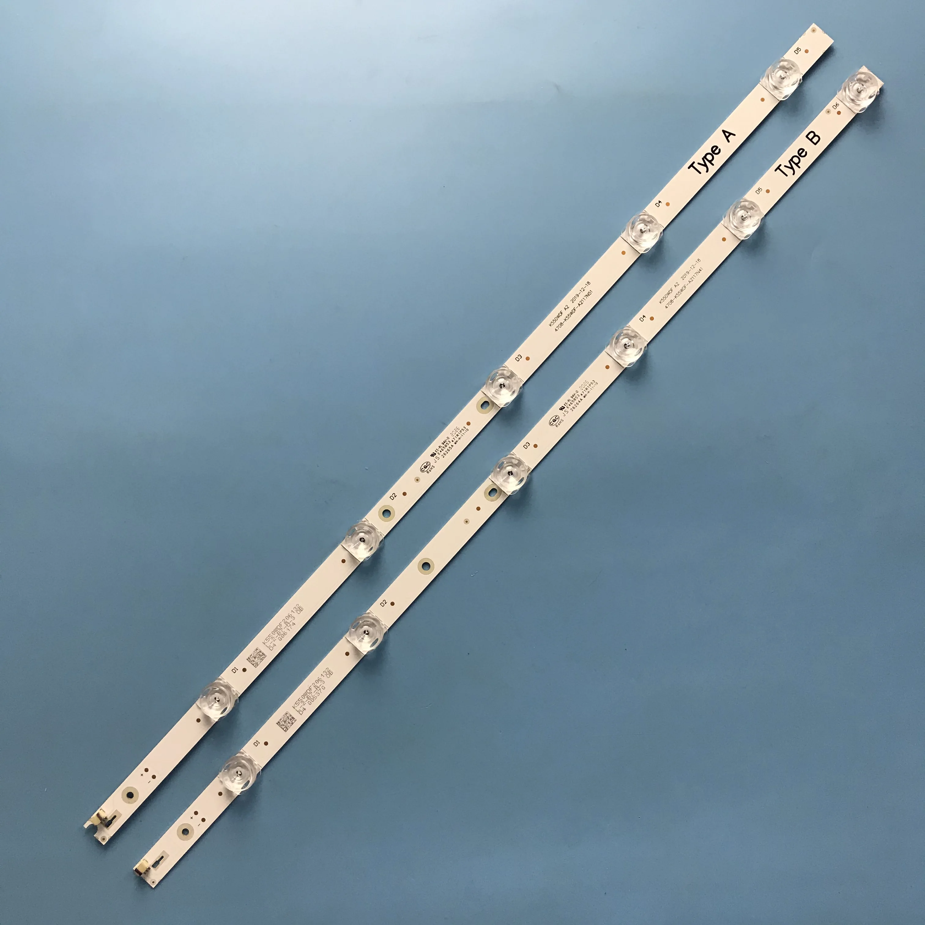 LED Ʈ Ʈ, ʸ 55 ġ TV, 4708-K55WDF-A2117N51 A2117N41 A1113N21 A1113N31 K550WDF A2 A1 A + B, 542mm, 6LED