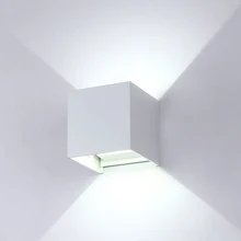 Black or white housing Decorative Outdoor IP65 Wall Lamp Modern Waterproof LED Wall Light Indoor Sconce