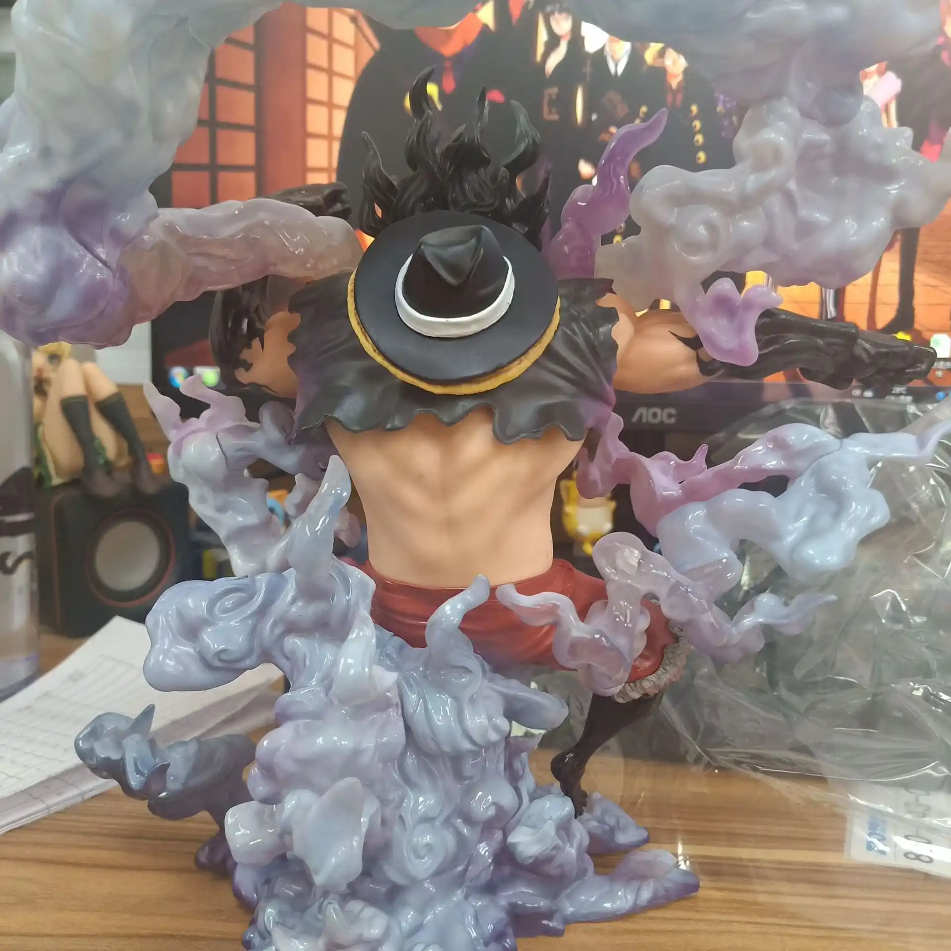 ワンピースルフィギア 4 ヘビ男 Pvc アクションフィギュアアニメ One Piece モンキー D ルフィ蛇男コレクション置物玩具 280 ミリメートル Aliexpress