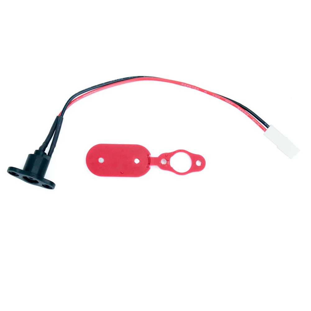 Electric Scooter Power Charger Cord Cable+Charging Port Plug Cover for  Xiaomi Mijia M365 Scooter Accessories