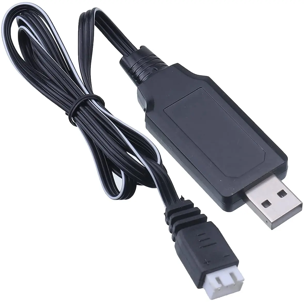 2 Pack Input DC 5V Output 7.4V 800mA USB Balanced Charger Cable with XH-3P Plug for 7.4V 2S Lipo Battery with XH-3P Connector 7.