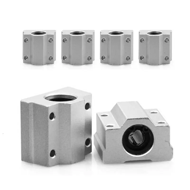 4pcs-lot-SC8UU-SCS8UU-8mm-Linear-Ball-Bearing-Block-CNC-Router-with-LM8UU-Bush-Pillow-Block-(4)