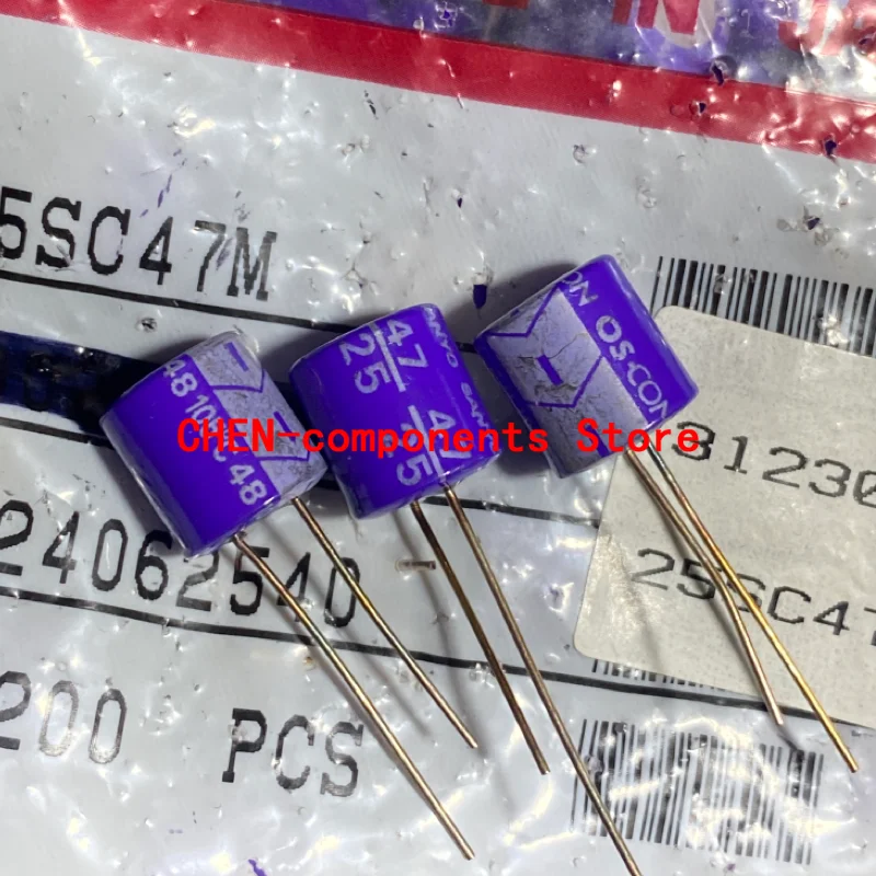 Новые полимерные твердые конденсаторы SANYO 25V47UF 10X10MM OS-CON для материнской платы 47 мкФ25v 105 градусов 47 мкФ 25V 25SC47M, 20 шт. (art.: 3920ba2f62cd3) - 3920ba2f62cd3