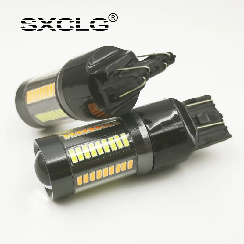 SXCLG 2 шт. светодиодный светильник для автомобиля T20 7443 580 Авто Обратный свет s лампы