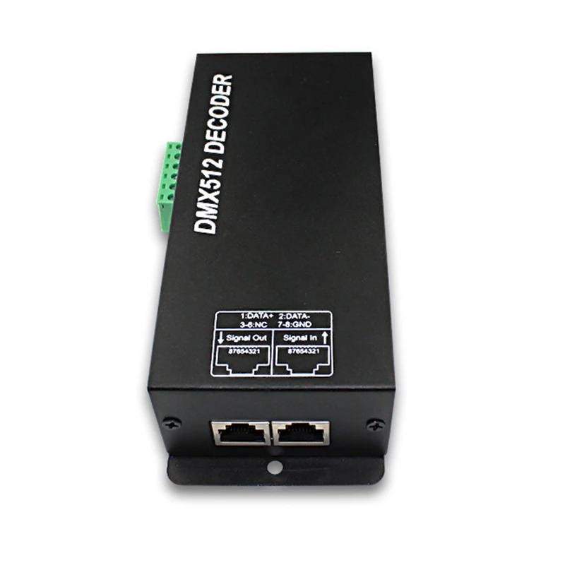 3CH RGBW DMX 512 декодер светодиодный контроллер 3 канала x 4A светодиодный дисплей для светодиодной ленты светильник DC12-24V