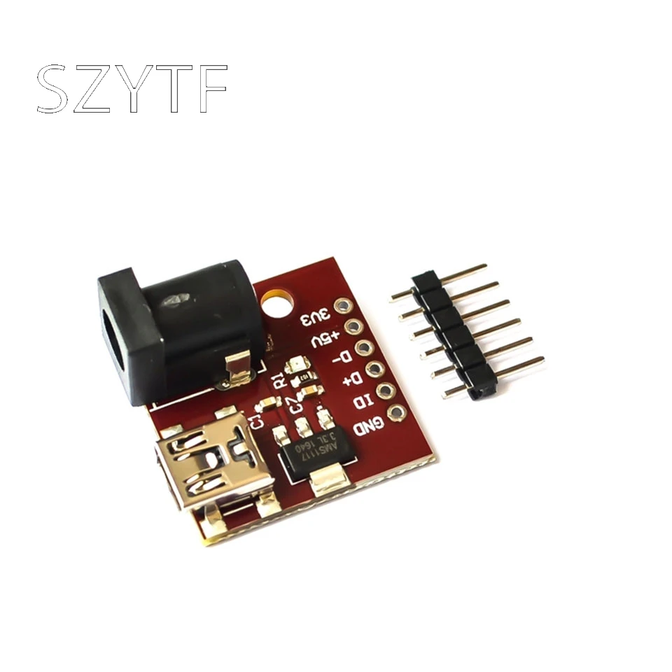 

MINI USB 5V USB socket power connector AMS1117 3.3V DC power outlet