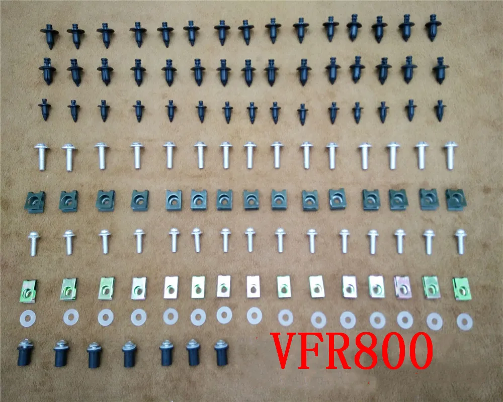 

Fairing Bodywork Kit Bolts Screws For Fit HONDA VFR800 1998-2001