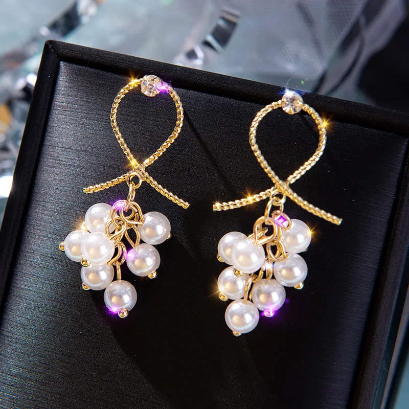 Новое поступление металлические классические женские висячие серьги с