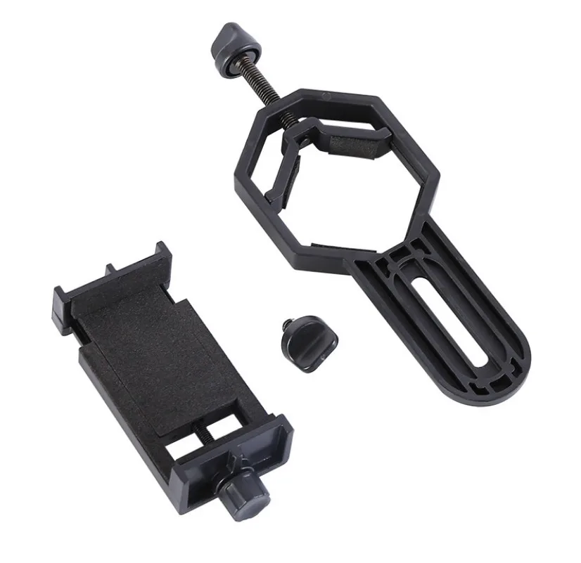 2pc Metal Astronomical Telescope Auxiliary Photo Clamp Accessories Mobile Phone Clamp Bracket Single-barrel Birdscape Photo clip