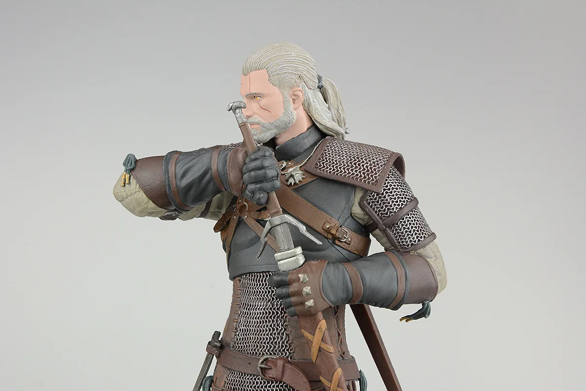 Аниме Garage Kit Darkhorse Wizard 3 Crazy Hunting Geralt Garage Kit Geralt Wild Hunt Leaf Nefarian Tome