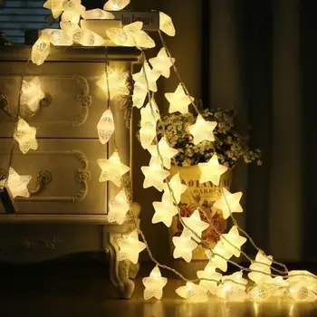 

Fairy String Light Star 10LED Landscape Lamp Wedding Festival Outdoor Fairy Light Fairy String Battery Box Yard Xmas Decor