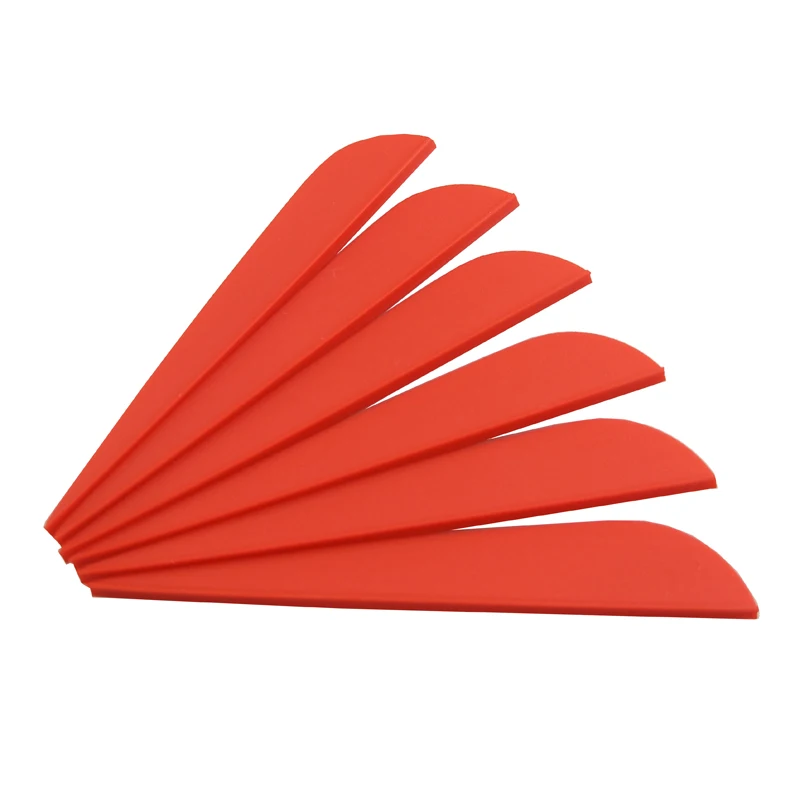 Red 50 шт. стрельба из лука стрелы перо " падение Форма резиновый перо ТПУ Fletching оперение для стрельбы из лука стрелы перо Охота Стрельба аксессуары - Цвет: Red