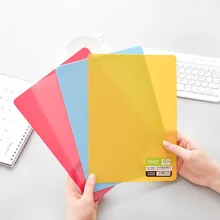 Цветной блокнот для записей, пластиковый держатель для бумаг, зажим для документов, папка для файлов, Студенческая противоскользящая доска для рисования, инструмент для хранения
