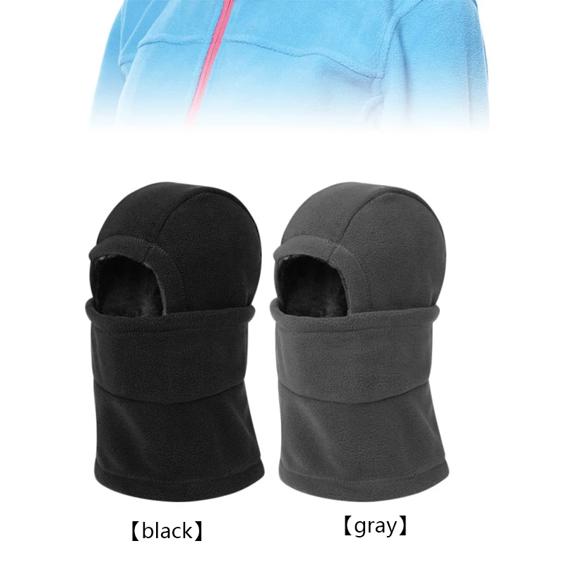 Skiing Cycling Full Face Mask Face Cover Winter Stretch Neck Warmer Scarf Anti-Wind Thickened Comfortable Soft for Outdoor