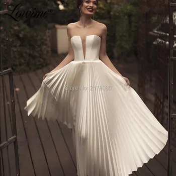 

Vestido De Festa Ivory Prom Dresses Strapless Satin Elegant Floor Length Party Gowns 2020 New Custom Saudi Arabic Robe De Soiree
