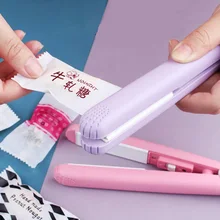 Термоупаковочная машина для конфет, закусок, Мешок Снежинки, прозрачная упаковочная сумка, термоламинирующая машина, Бытовая мини Портативная