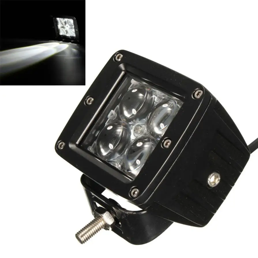 40W 12 V/24 V 4000LM 4 светодиодный рабочий светильник противотуманная фара для мотоцикла/трактор/лодка/4WD внедорожник/SUV/ATV