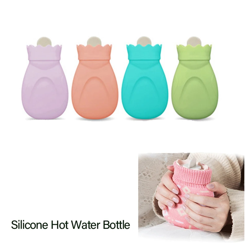 Hot Water Bottle Water-Injection Warm Protective Heat Preservation Cover Safe Removable Knitted Cold-proof Washable Winter