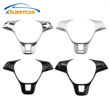 

For Volkswagen VW Golf 7 GTI MK7 POLO 2014 2015 Jetta MK6 2015 Car Steering Wheel Cover ABS Chrome Trim Decoration Sticker