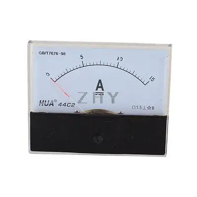 

DC 0-15A Current Rectangular Panel Analog Ammeter Measuring Tool