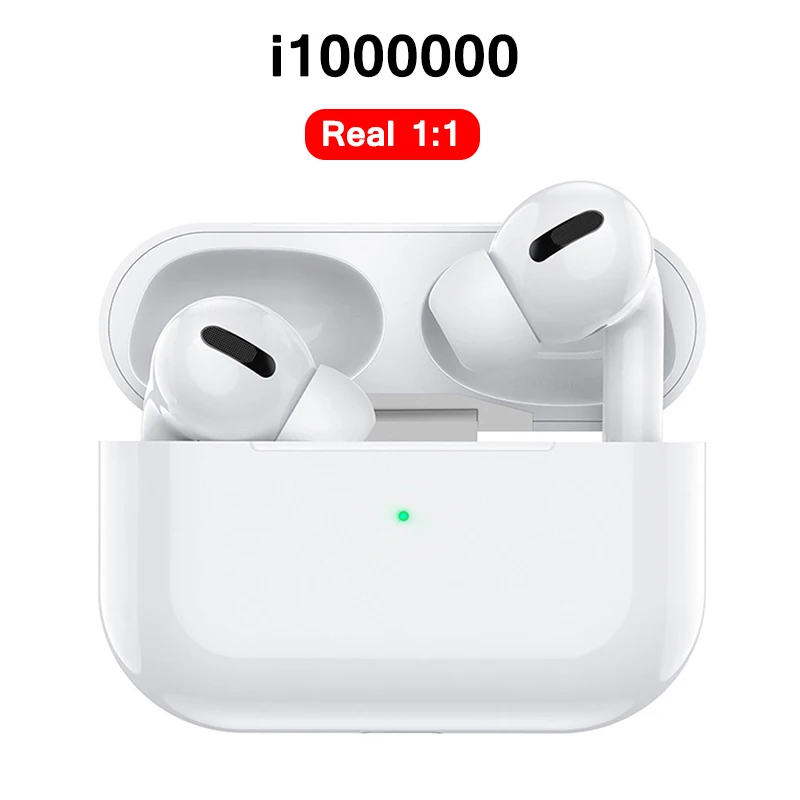 

i1000000 Tws Bluetooth Earphone Air 1:1 Replica Noise Reduction Smart In-ear Sensor 8D Earbuds Headset Pop up AP Pro 3 i200000