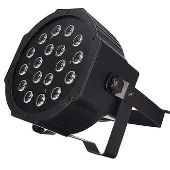 

18W 230V Universal RGB LED Stage Light Par DMX-512 Lighting Laser Projector for DJ Bar / Party / KTV / Stage / Disco