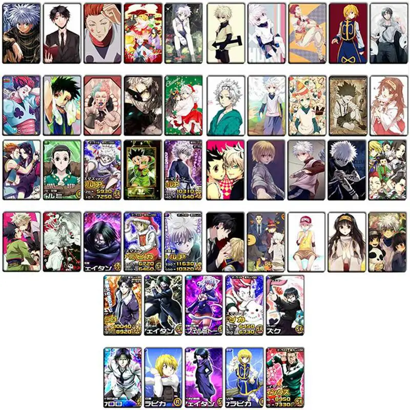 Наклейки Hunter X с персонажами 10 шт. s Killua Hisoka Kurapika Meruem Chrollo Kite Classic манга аниме HxH