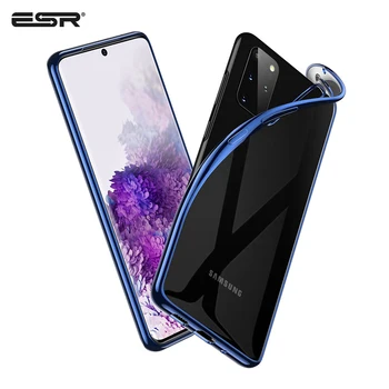 

ESR Phone Case for 2020 Samsung Galaxy S20 Plus/Ultra Luxury Ultra Thin Full Protective Soft TPU Plating Frame Cover for S20