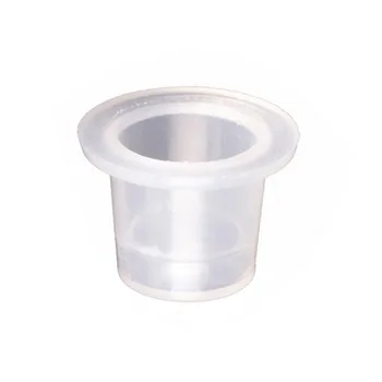 

HOT 100Pcs Professional Tattoo Pigment Ink Cup Caps Small Medium Transparent High Quality Tattoo Supply Disposable Accessories