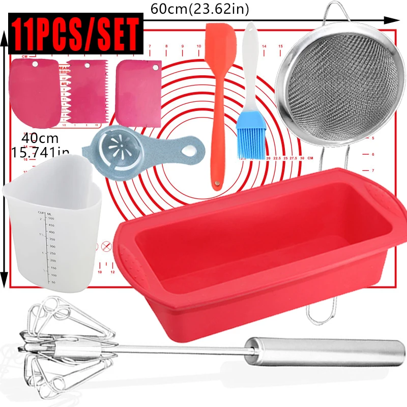 DIY Baking Set Pastry Nozzles Cake Stand Turntable Set Cake Decorating Tools Pastry Bakery Tools Bakeware Baking Tools for Cakes