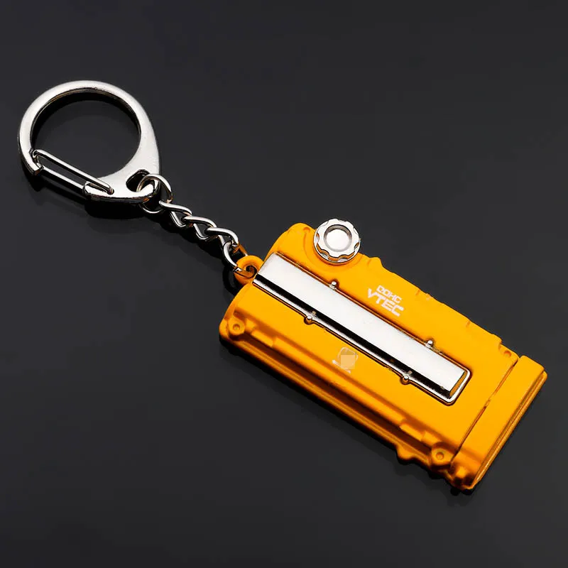 Для Honda Civic Vtec EK/EG Tampa Da vapula Do Motor Styling Anel Chave Do Carro chaviro Chave Titular Cadeia Para