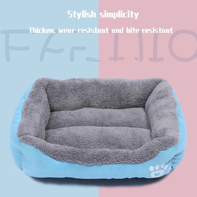 Cat and dog pet bed soft kennel house sleeping bag mat tent warm comfortable fleece | Дом и сад
