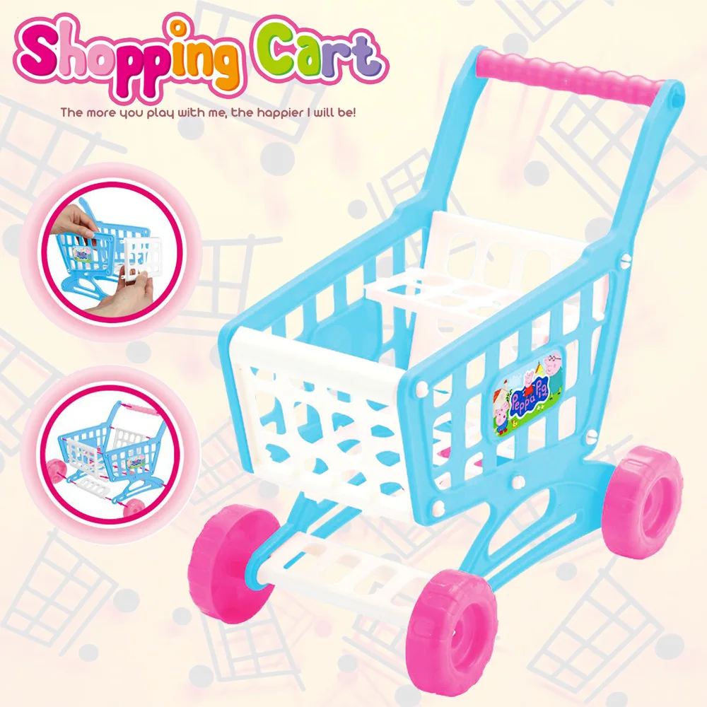 Горячая Shoppingcart игровой дом модель корзина для покупок игрушка детский торговый набор комбинация