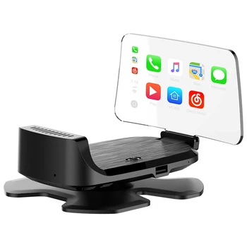 

Universal Car HUD Head Up Display, for Carplay&Andorid Auto USB HD Speed Projector FM Google Navigation OBD Link