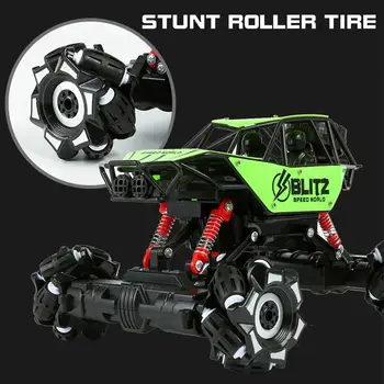 

Rotating RC Stunt Off-Road Sensing Twist Stunt Climbing Car Auto-demo All-Terrain Cars Kids Gift Dancing Drive Toy Car Chargable
