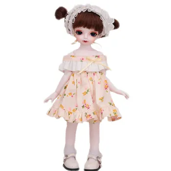 

1/6 BJD Dolls Makeup Mermaid SD Doll With Eyes And Full Clothes For Children Educational Toys Birthday Gift - Light Color Skin