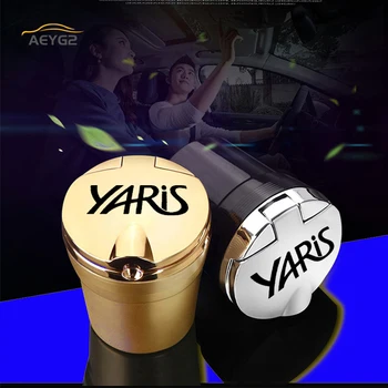 

For Toyota Yaris 2001 2006 2007 2008 2017 2018 Car Ashtray With Led Light Customize Personal Ashtray Car Smokeless Smoke Cup