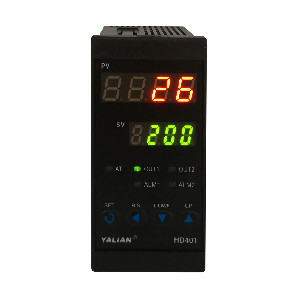 two alarm output digital temperature controller industry thermoregulator Max temperature 1372 °C Thermocouple input SSR output - Цвет: HD401 2 lines alarm