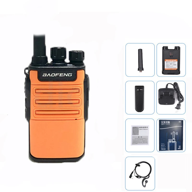 Baofeng BF-V8 BFV8 5W Mini Handheld Walkie Talkie UHF Portable Long Range Two Way Ham Radio Hand Communication Four Colors 