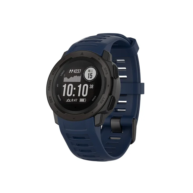 JYMYI Cinturino Dell'orologio Compatible Per Garmin Instinct 2x,Sport Silicone Chiusura Magnetica Braccialetto,26mm Rilascio Rapido Cinturino Da Polso Ricambio Per Garmin Fenix 7X Cinturini (arancia - Foto 6