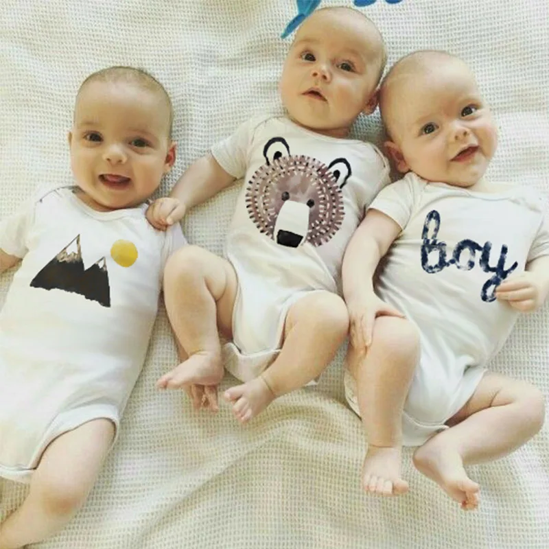 

[Minizone Summer New Style] INS Hot Selling Baby Onesie Three-piece Set Pure Cotton Short Sleeve Triangle Romper