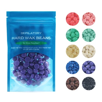 

Hair Removal Beans Body Hard Wax for Beauty Parlor Solid Paper-Free Depilatory Wax Bean 10 flavors Depilatory Hot Film Hard Wax