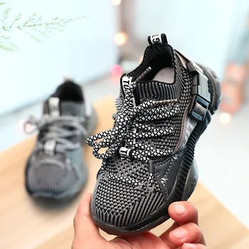 

2020 New Autumn Kids Shoes Breathable Boys Girls Sport Shoes Children Casual Sneakers Baby Running Shoes Mesh Canvas Shoes