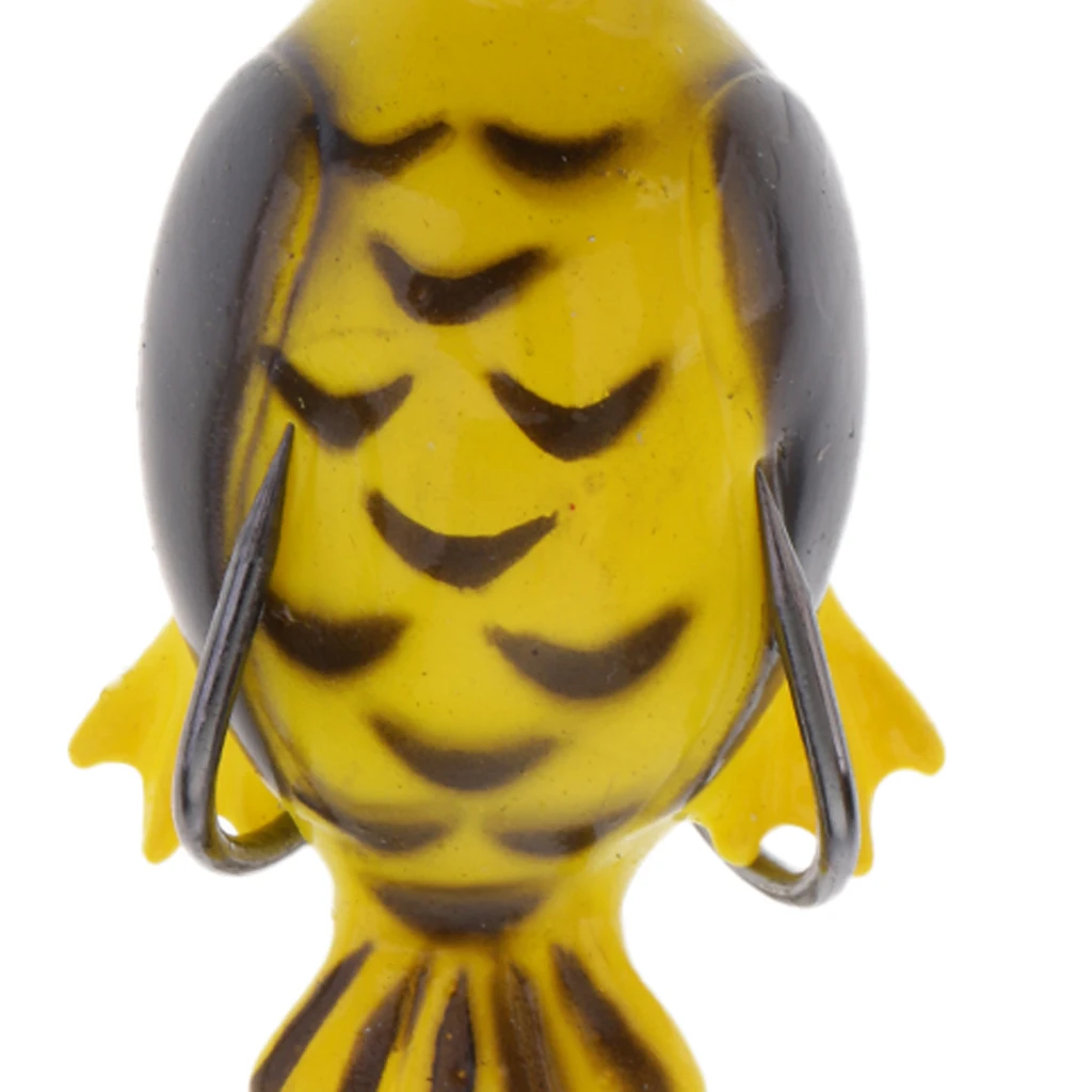 1 Piece 7cm 3D Eyes Little Duck Soft Fishing Lure Silicone Crankbaits Strong Fish Attracting Accessories