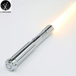 X TREX rgb lightsabre juguetes para blaster metal hilt 12 cores 10 conjunto soundfonts brinquedos juguetes cosplay presente laser sabre de luz